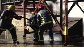 STCW Fire Fighting Training  Warsash Superyacht Academy [upl. by Llerdnod134]