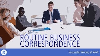 Routine Business Correspondence [upl. by Senoj]