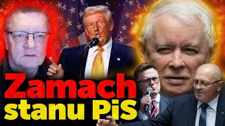 Zamach stanu PiS Płk Piotr Wroński o tym jak po wygranej Trumpa PiS będzie obalał rząd Tuska [upl. by Juanne]