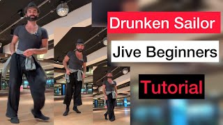 Jive basic move for beginners dance tutorial howto [upl. by Hadeehsar]