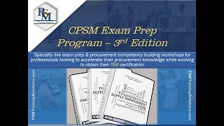 ISMs CPSM Exam Prep Overview [upl. by Dredi406]