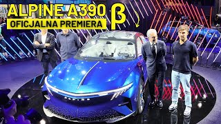 ALPINE A390  PREMIERA PARIS MOTOR SHOW 2024 [upl. by Racklin]