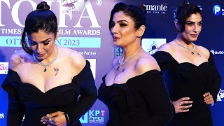 Raveena Tandons Viral Video🔥 Proves Age Is Just A Number At TOIFA 2024 [upl. by Annalise]