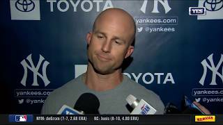 Brett Gardner ejected again for slamming dugout roof [upl. by Wootan]