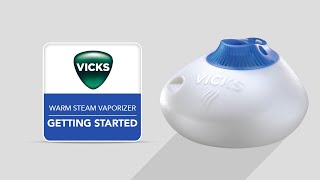 Vicks Warm Steam Vaporizer V150  Getting Started [upl. by Avik969]