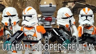 LEGO Star Wars 75036 quotUtapau Troopersquot Review [upl. by Olympium]