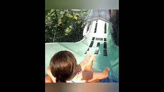 Surge water slide Atlantis resort Nassau Bahamas fun adventure travel [upl. by Namlas]