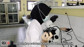 Biologi Dasar  Cara Mengoperasikan Mikroskop Cahaya Olympus CX23 [upl. by Felizio]