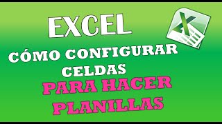 Cómo Hacer planillas en Excel y Configurar las Celdas y Columnas [upl. by Jane]