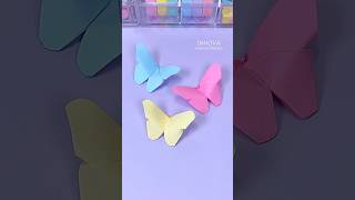 Manualidades con papel  Mariposas de papel diy manualidades youtubeshorts papercraft craft [upl. by Kwon310]