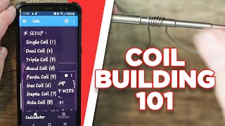 COIL BUILDING 101  HOW TO MAKE VAPE COILS FOR BEGINNERS [upl. by Ardelia176]