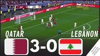 قطر 30 أبرز أحداث مباراة لبنان • ألعاب الفيديو والمحاكاة والترفيه [upl. by Hendrick]