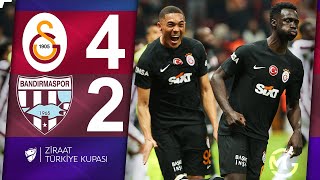 GALATASARAY 42 BANDIRMASPOR  GALATASARAY ÇEYREK FİNALDE  Ziraat Türkiye Kupası 2024 [upl. by Amling]