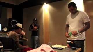 Kevin Gates x Yung Mazi InStudio with KE On The Track [upl. by Alidus359]