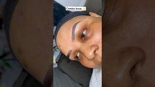 Microblading and shading microblading microbladingbrows brows browshaping [upl. by Annahsor]