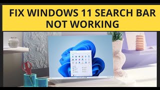 How to Fix Windows 11 Start Menu Search Not Working [upl. by Anairo]