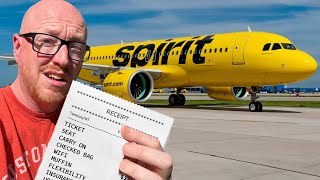 I Paid For EVERY Addon on SPIRIT AIRLINES [upl. by Arawaj]