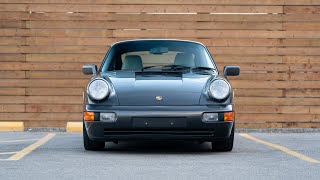 1991 Porsche 964 Carrera 2 Driving Video  Mic On Bumper [upl. by Edmee403]