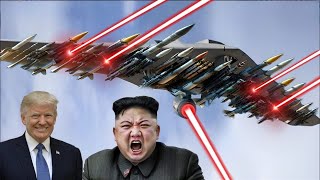 Kim JongUN Shocked Deadliest US stealth fighter jet destroys 300 North Korean military vehicles [upl. by Alaster]