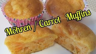 Möhren  Carrot Muffins [upl. by Alikahs]