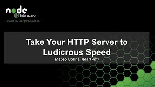 Take Your HTTP Server to Ludicrous Speed I [upl. by Nalra269]