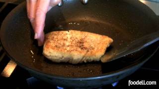 Pan frying fish [upl. by Scharf]