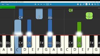 Ruach Elohim Keyboard Notes Ab Major 44 Tempo 60 SN  Nathaniel Bassey [upl. by Hagood]