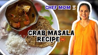 Crab Masala Recipe by mom 🦀👩🏼‍🍳  Goan Style  Ladydon Gaming  Vlog 16 [upl. by Ecnesse]