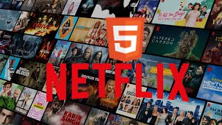 Build a Netflix Homepage Design using HTML and CSS [upl. by Idnod]