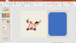 EASY POWERPOINT PRESENTATION TUTORIAL  ORANGE  RED GREEN THEME l PPT95 [upl. by Trinatte]