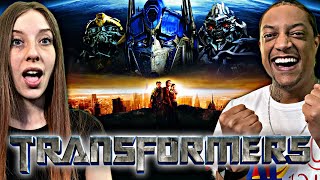 TRANSFORMERS 2007  MOVIE REACTION  OPTIMUS PRIME  BUMBLEBEE  Shia LaBeouf  Megan Fox 🤯😱 [upl. by Beeson]