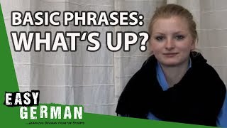 Easy German  Basic Phrases Was geht ab [upl. by Siloum357]