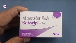 Ketocip Soap  Ketoconazole Soap  Ketocip Soap Uses Benefits Dosage Review in Hindi [upl. by Mccahill]