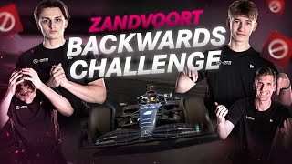 I’ve got DAMAGE 😰  Zandvoort Backwards Challenge [upl. by Schwejda]