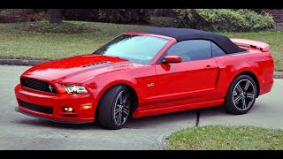 REVIEW  2014 Mustang Convertible  DavidTheCarGuy [upl. by Anetsirk]