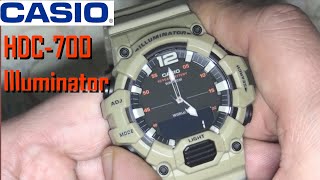 Casio HDC700 Illuminator  Watch Review  2020 [upl. by Helbonna34]