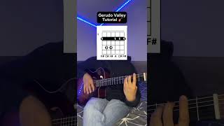 Zelda  Gerudo Valley tutorial gerudovalley zelda guitar guitartutorial [upl. by Airb]