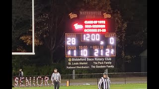 BHS Class of 1972 recognized at 102122 Football Game [upl. by Jeffries]