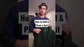 How to Fold amp Pack a Suit [upl. by Ecinreb]