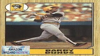 1987 Topps Baseball 320 Barry Bonds Rookie Card Review [upl. by Esydnac]