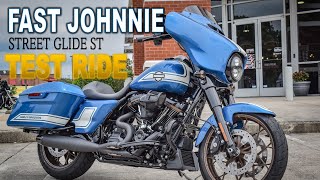 2023 Harley Davidson Street Glide ST Fast Johnnie Test Ride and Review [upl. by Acinomad]