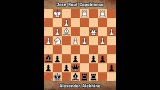 Jose Raul Capablanca vs Alexander Alekhine  World Championship Match 1927 [upl. by Tterab]