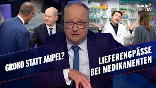 Deutschland im Herbst 2023 GrokoRevival und Medikamentenmangel  heuteshow vom 20102023 [upl. by Piegari137]