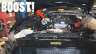 NASTY Big Turbo Mustang Ecoboost Build [upl. by Andreana]