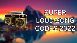 LOUD AND BASS BOOSTED SONG CODES FOR ROBLOX Working 2022 [upl. by Jimmy]