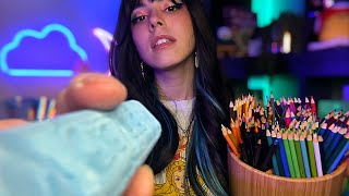 ASMR You Are My Art Project 🎨❤️ camera touching  personal attention role play ✨ [upl. by Maillij7]