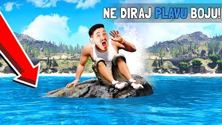 IGRAMO GTA 5 ALI NE SMIJEMO DOTAKNUTI PLAVU BOJU O [upl. by Airak137]