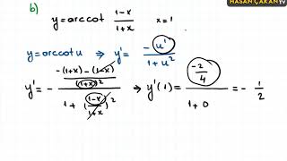 Ters trigonometrik fonksiyonların türevi konu anlatım Formüller AYT ÖABT [upl. by Forest892]