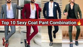 Top 10 Sexy Color Combination Coat Pant And Blazer🔥  10 Ways To Style Coat Pant amp Blazer  Dark Men [upl. by Feodor]