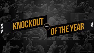 Best of PBC 2017 Knockout of the Year [upl. by Avrenim209]